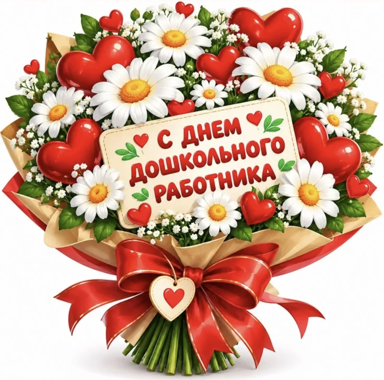 Поздравляем всех сотрудников детского сада с праздником!