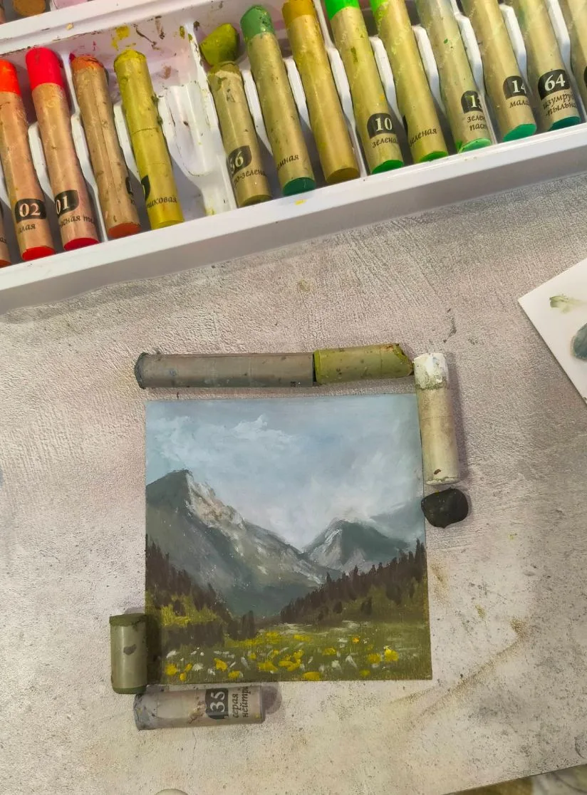 Рисуем везде, и на отдыхе тоже ⛰️