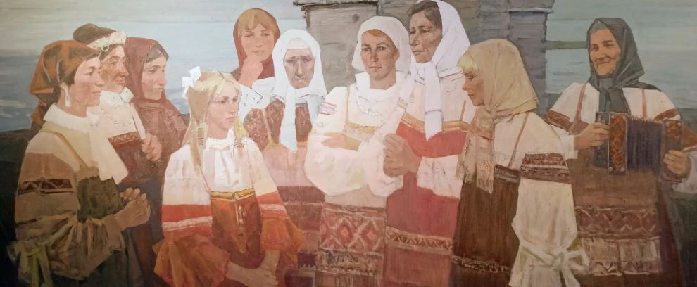 Кельберер Борис Алексеевич«Северная песня»,
1995–1998 гг.
Холст, масло.

Сегодня вся страна отмечает