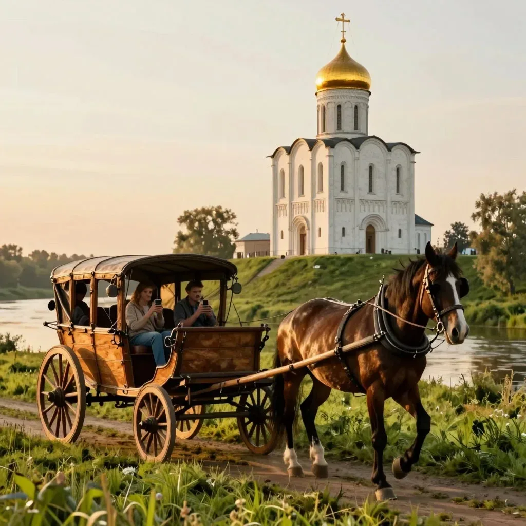 👑 Ретро-турне в историю России: «Легенды Золотого Кольца».   

🤣 Нет, мы не поедем на лошадях все 