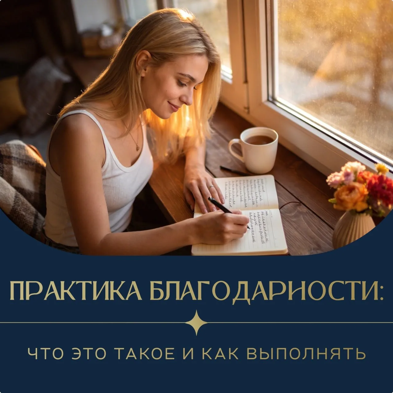 Практика благодарности: что это и как выполнять ✨

Практика благодарности — это простой способ измен