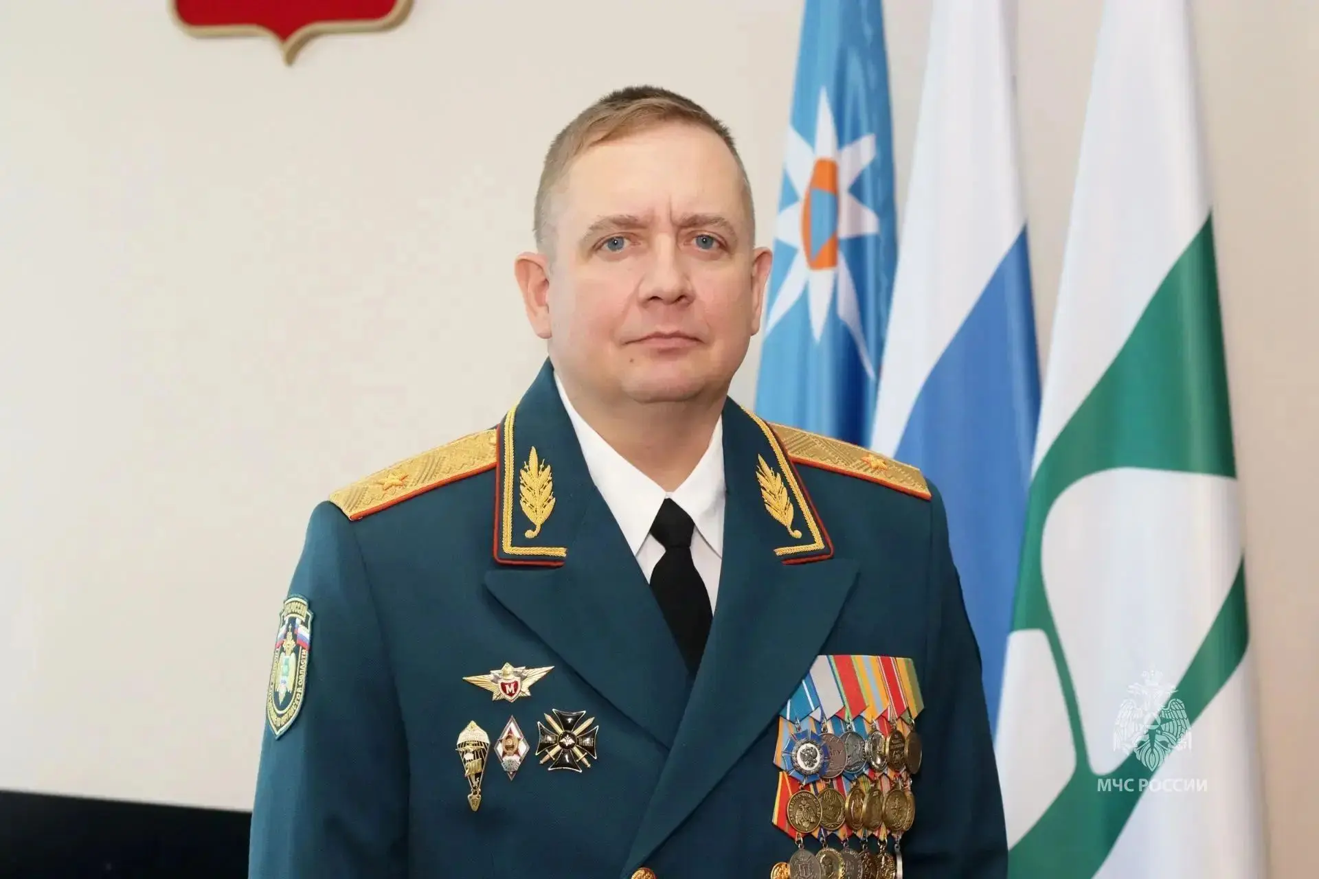 Поздравление начальника Главного управления генерал-майора внутренней службы Евгения Ор...