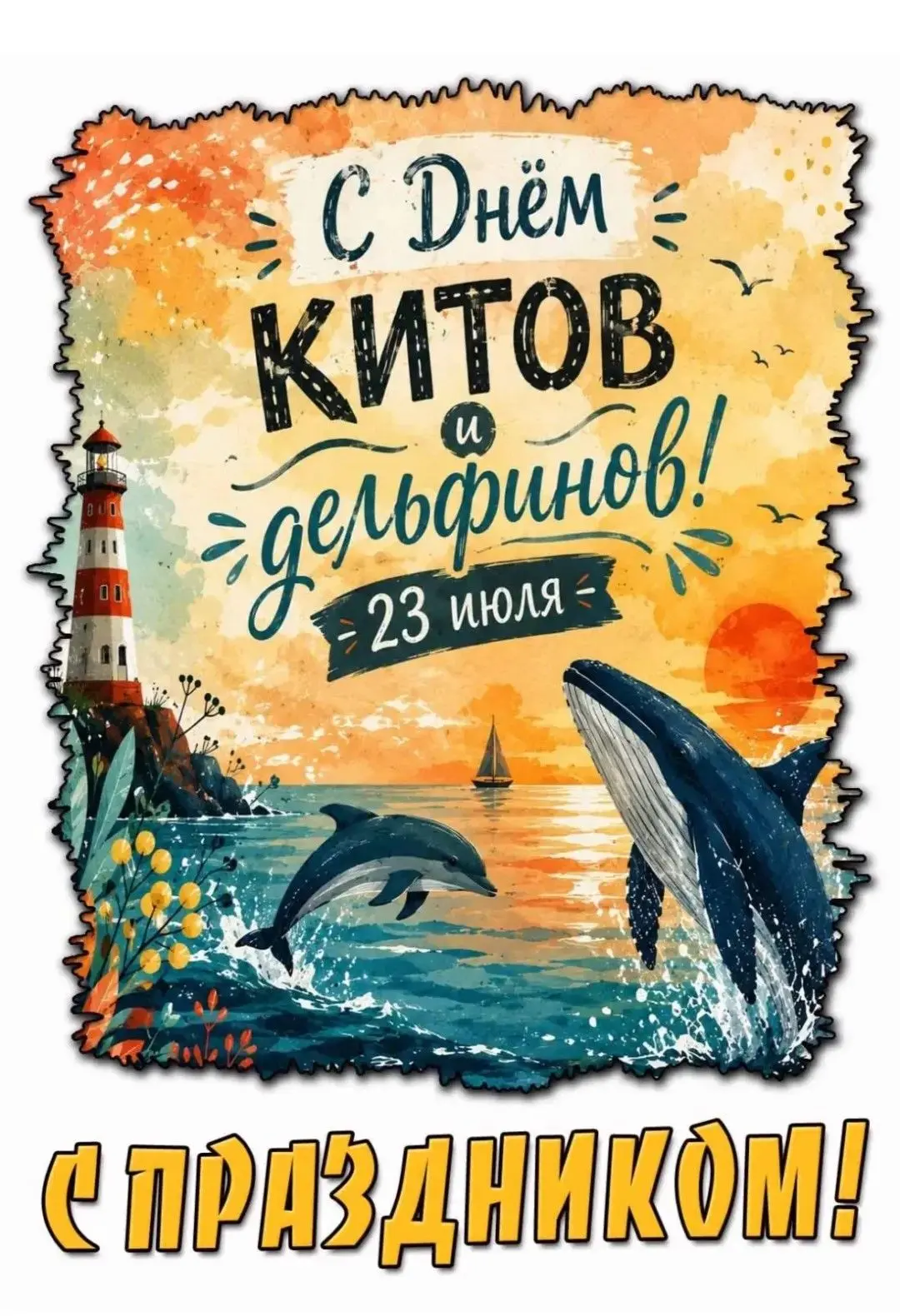 🐳 Всемирный день китов и дельфинов 🐬

📅 23 июля — особенная дата для всех, кто влюблён в океан! В