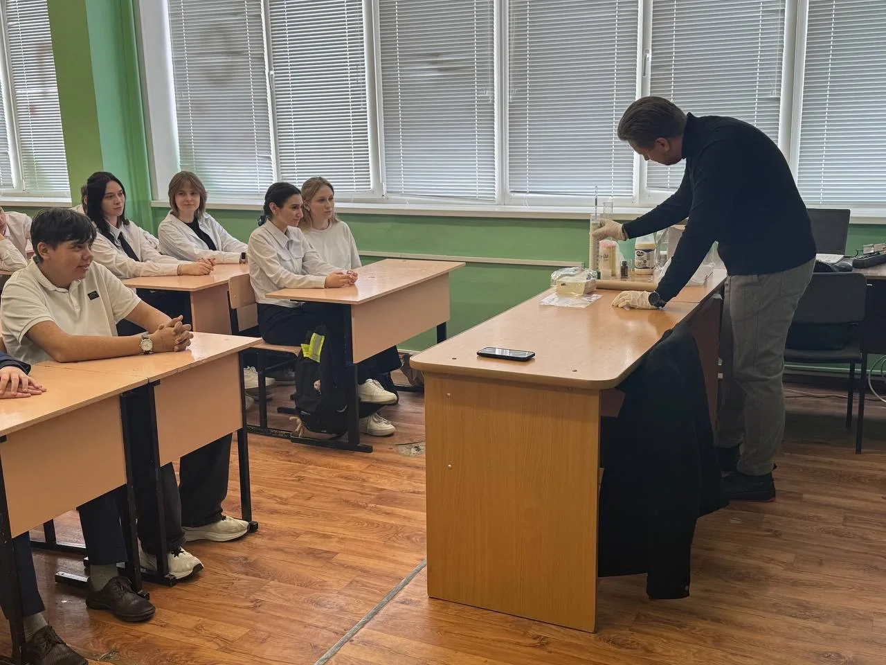 Сегодня в нашей школе прошла увлекательная встреча с представителем Белгородского Агробиотехнологиче
