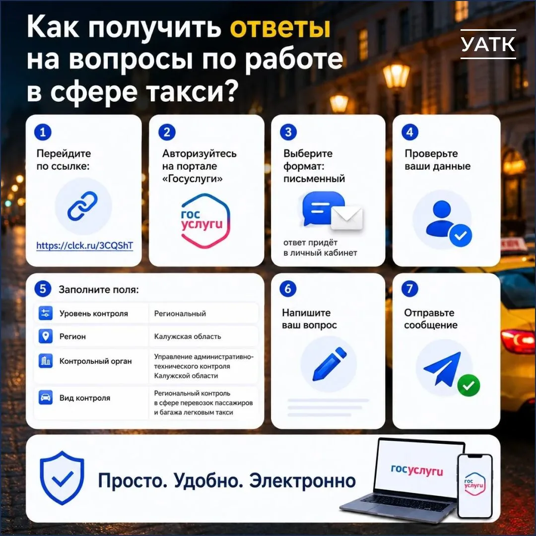 🚕 Получить ответы на вопросы по работе в такси через Госуслуги? Легко!

Знаете ли вы, что получить 
