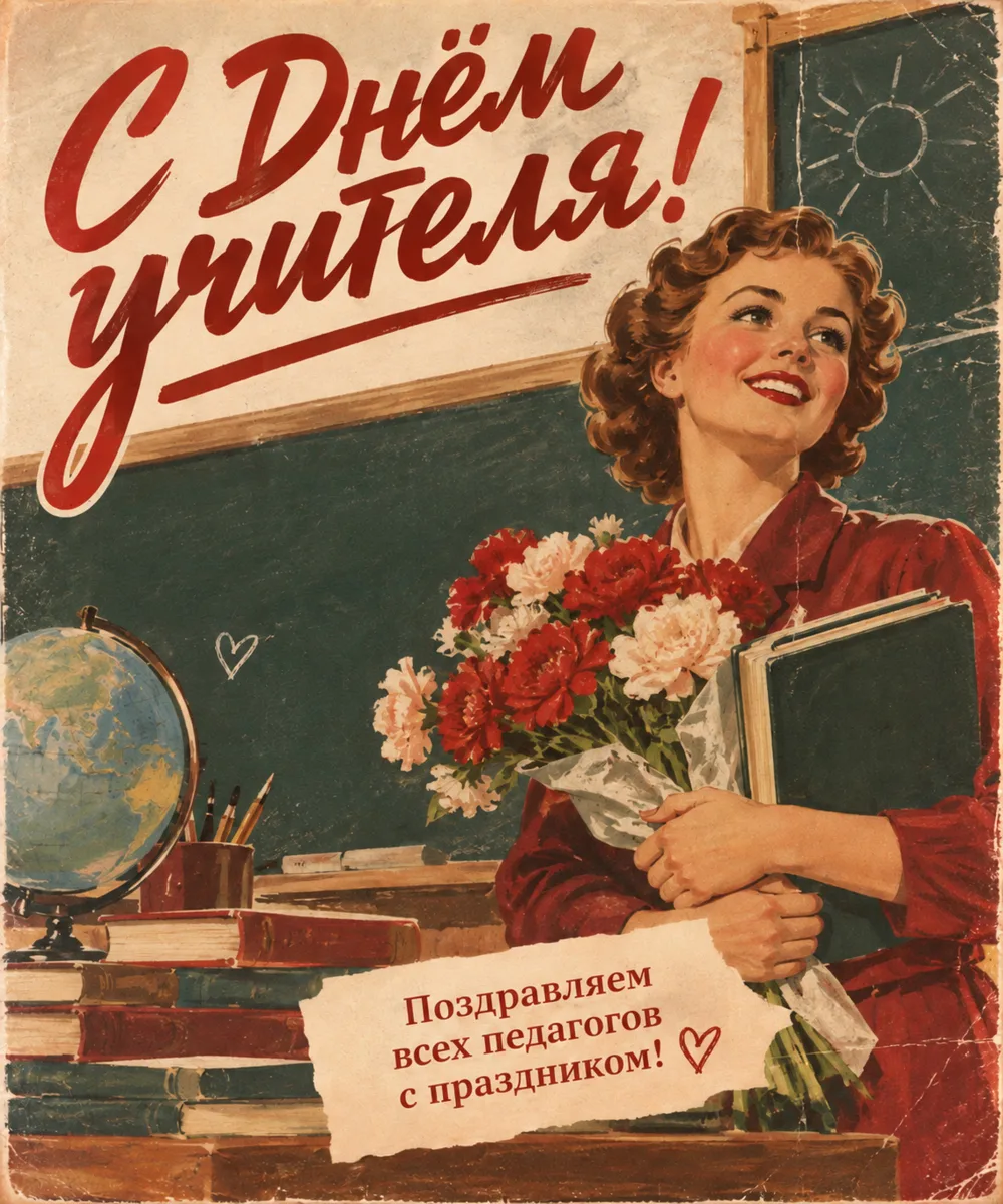Сегодня отмечается День учителя!
