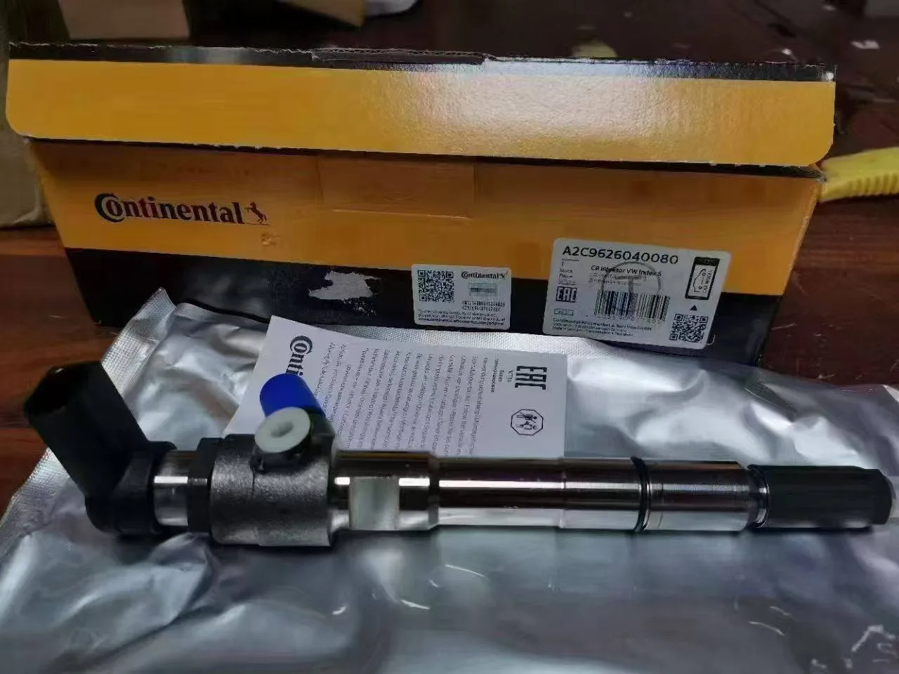 📦 Отчёт о доставке — форсунка Continental (VW).