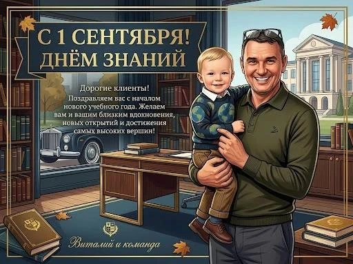 🎓С 1 сентября! С Днем Знаний! Поздравление с одной очень важной мыслью ⬇️