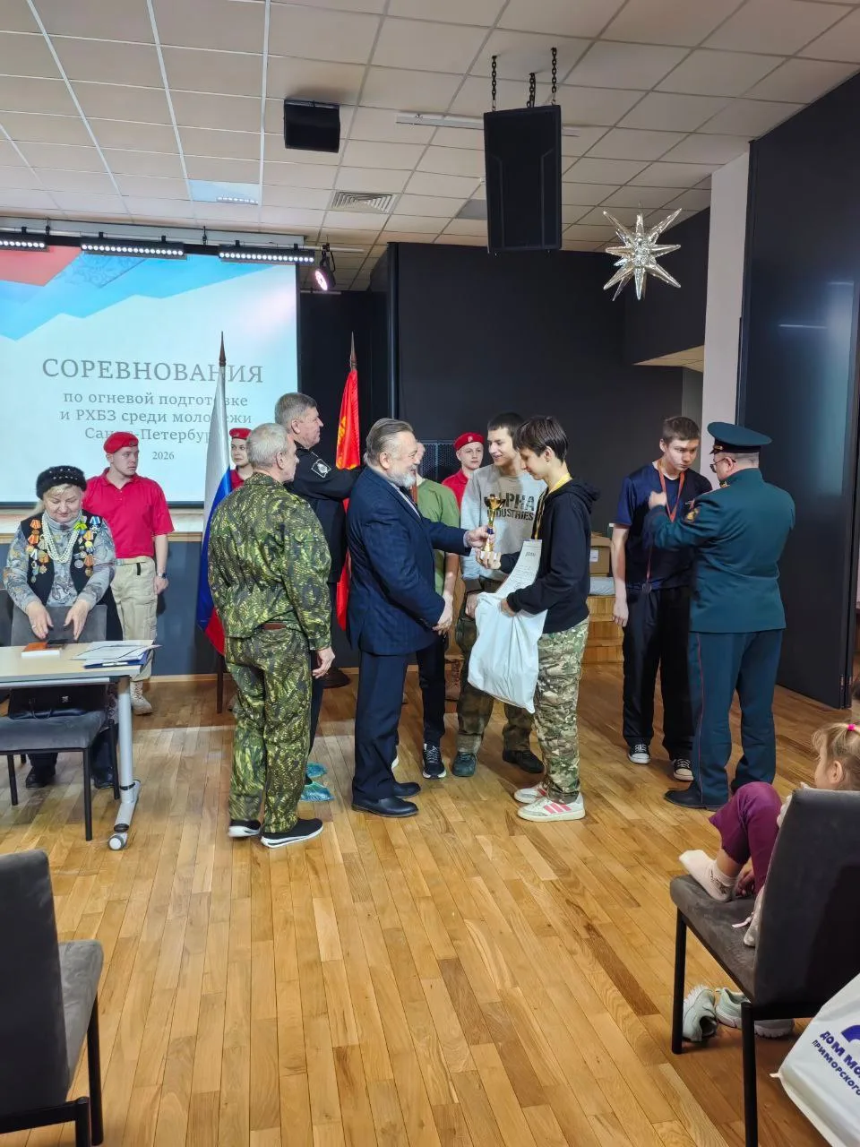 22 февраля в Санкт-Петербурге прошли городские соревнования по огневой подготовке и РХБЗ среди молод