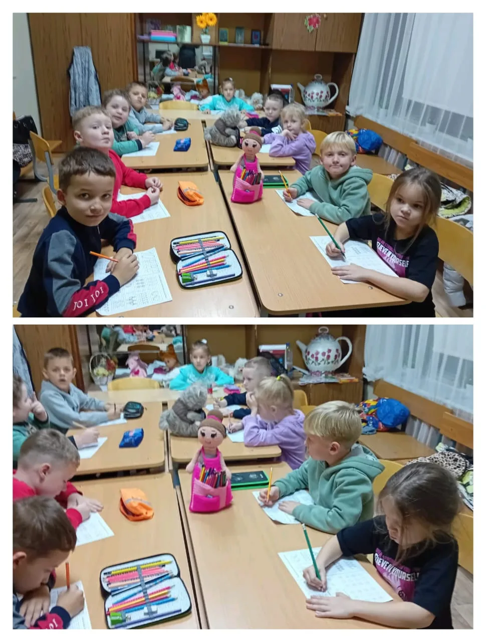 Ребята из объединения ,,Эврика,, готовятся стать первоклассниками🎒, а для этого они пр...