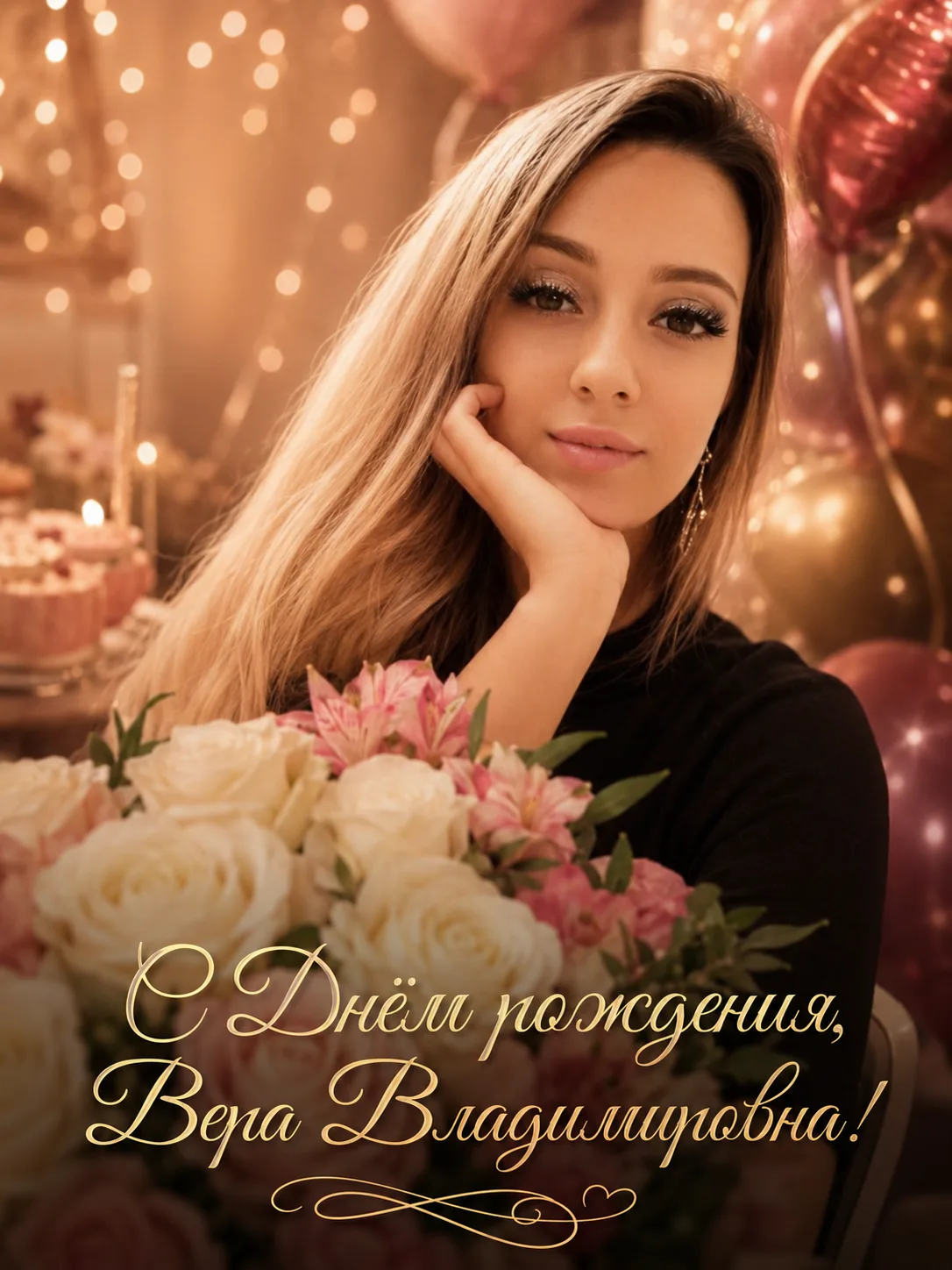🌸 С Днём рождения, Вера Владимировна! 🌸

Пусть каждый новый день приносит Вам радость, вдохновение