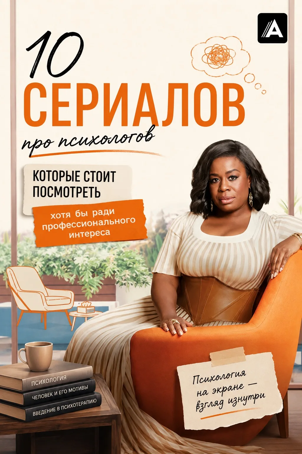🍿10 классных сериалов про психологов