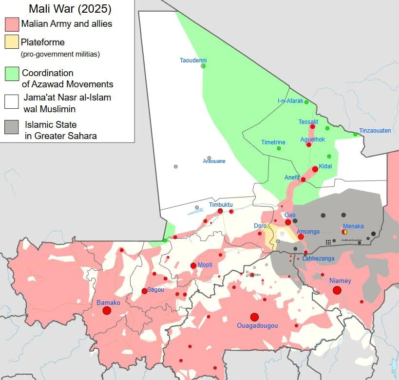 Мали – итоговый выпуск по боям 25-26 апреля…  Юрий Подоляка пишет: «Итак, вчера во второй половине д