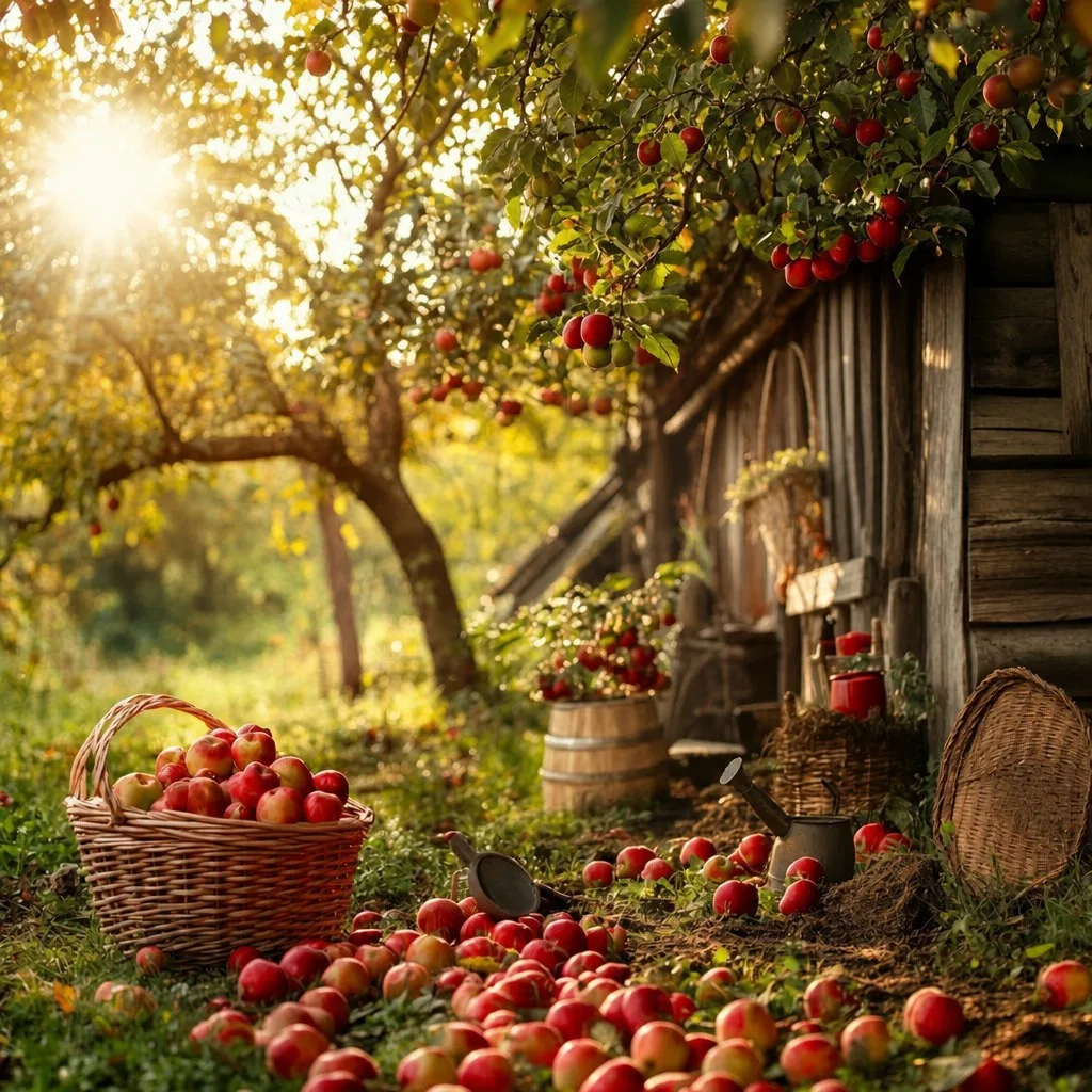 ​​Плодовый сад в сентябре 🍁