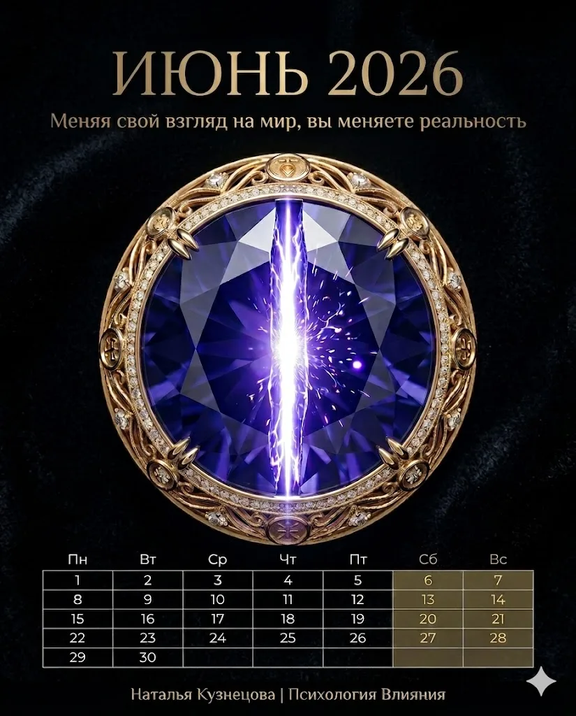#Сохрани_календарь Послание на Июнь 2026