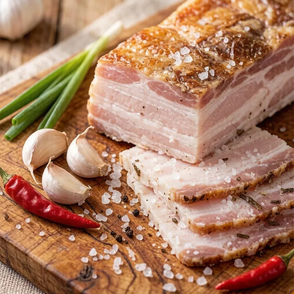 🥓 Сало в рационе: польза при умеренном употреблении  

Жиры — важная часть питания, и их качество н