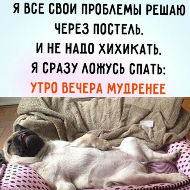 КОГДА НАШЛА ИДЕАЛЬНЫЙ СПОСОБ РЕШАТЬ ВСЕ ПРОБЛЕМЫ — ПРОСТО ЛЕЧЬ СПАТЬ!