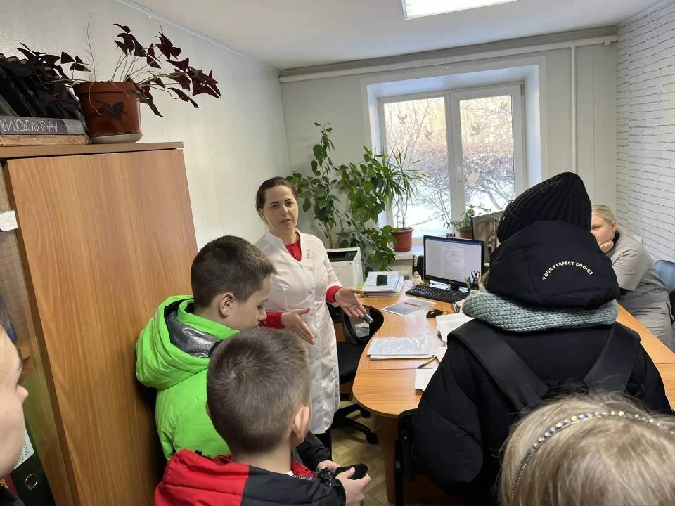26.02.2026 года обучающиеся 7 А, 9 Г, 11 Б классов нашей школы посетили КГКУ Шарыповский отдел ветер