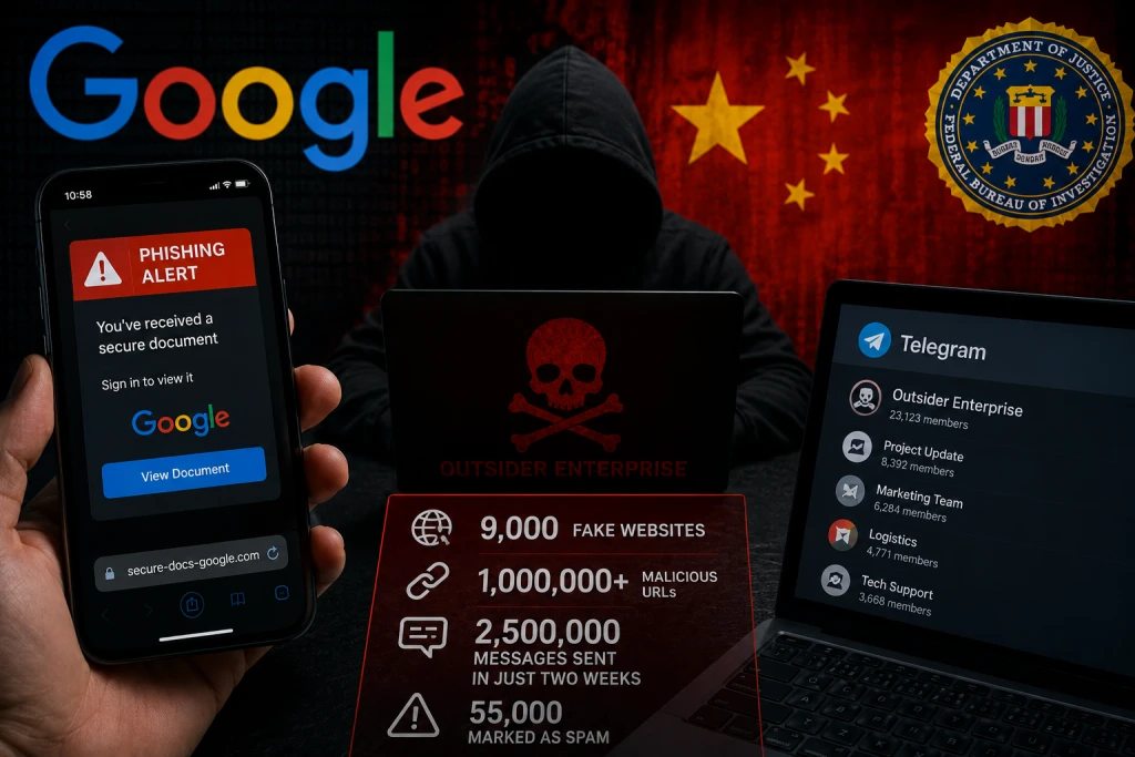 Google подал иск против китайской сети кибермошенников

Google совместно с ФБР подал иск против орга