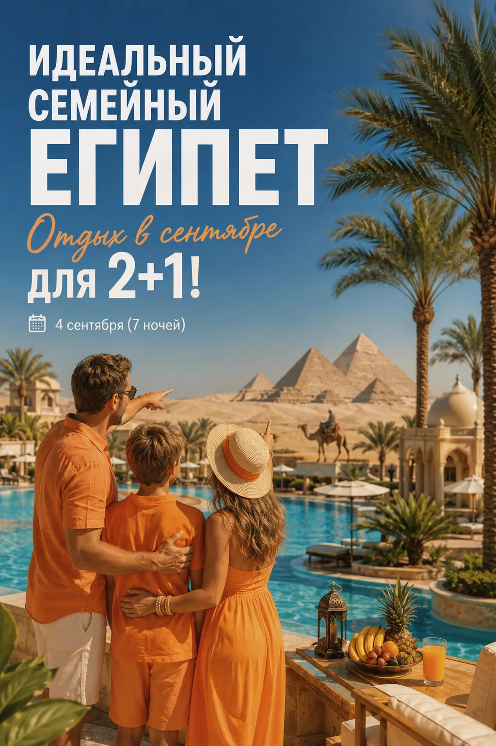 🌊 Египет в сентябре: идеальный семейный отдых для 2+1!