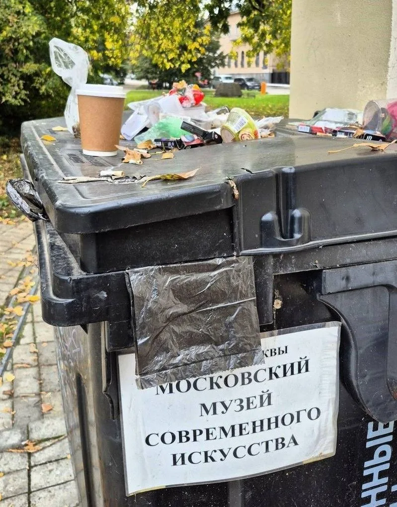 🥤 Интересно, это все-таки мусорный бак или очередная инсталляция?