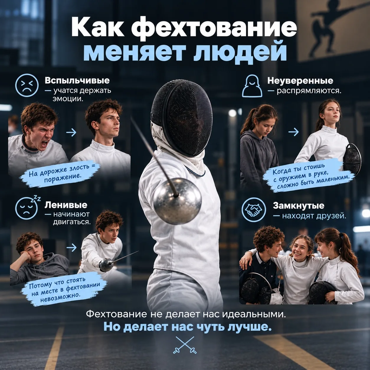 Как фехтование меняет людей