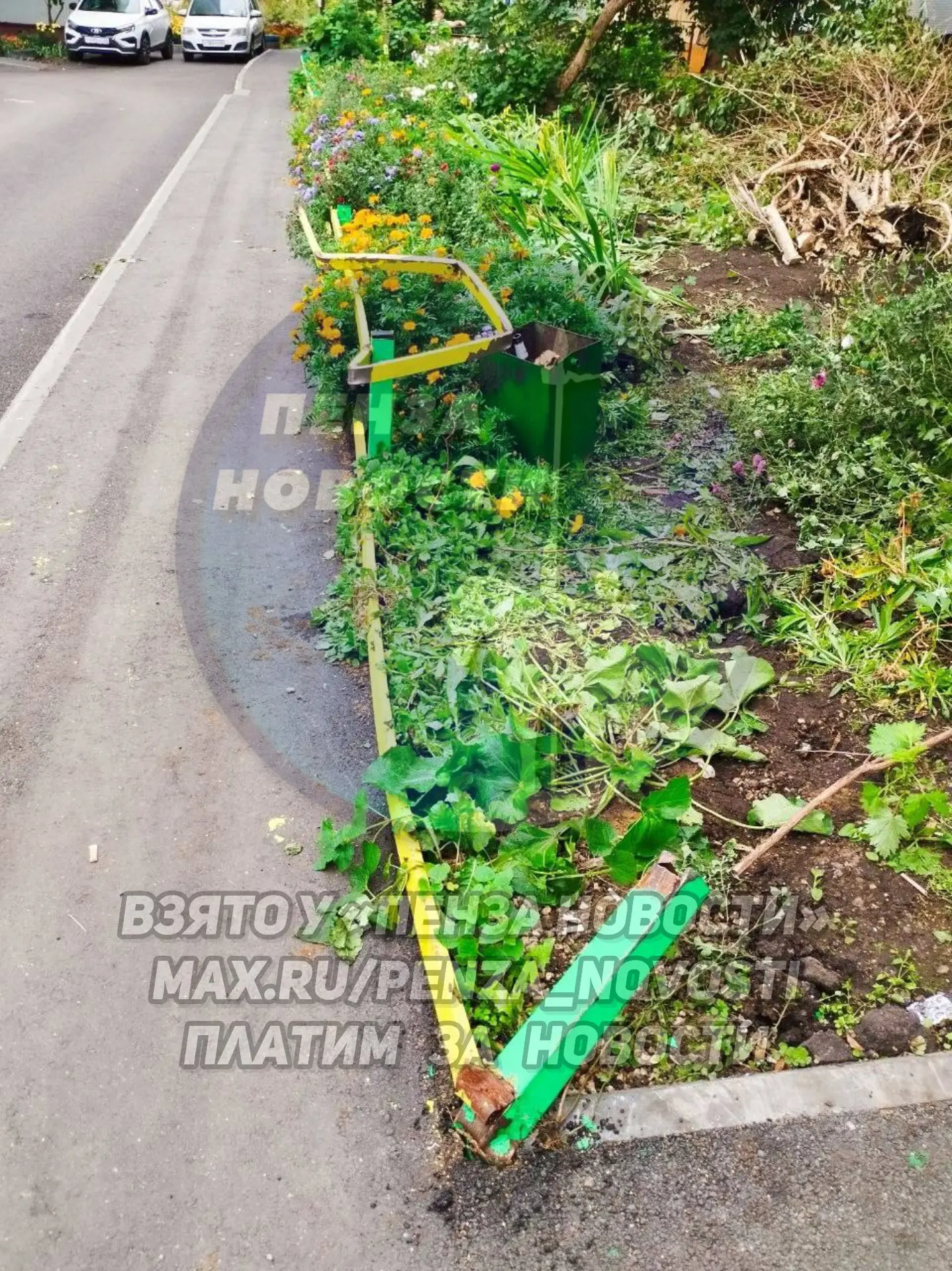 Последствия от улётной парковки в Арбеково