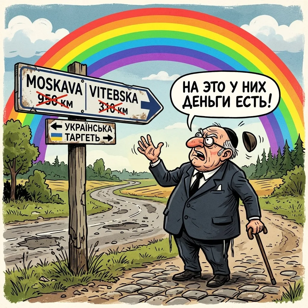 👁️‍🗨️ Как возмущенно говорил в анекдоте старый еврей, разглядывая радугу, "на это у н...