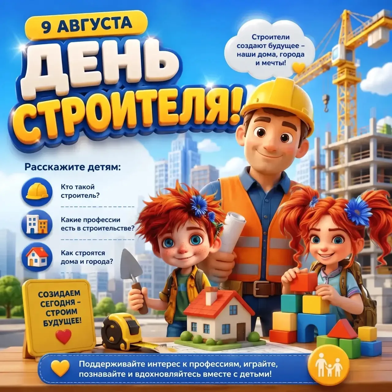 С днем строителя! 🏗️👷‍♂️