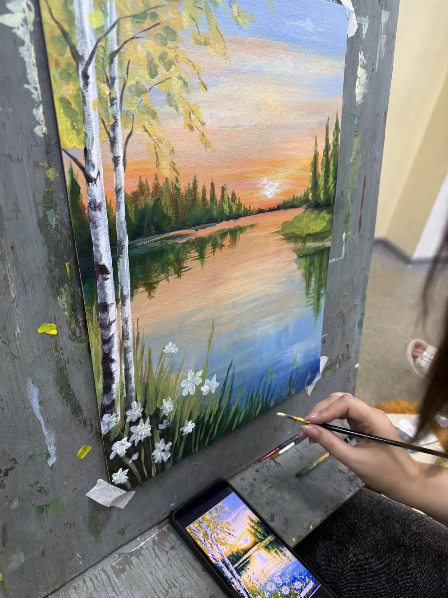 Сегодня в школе прошел мастер-класс по программе Пушкинская карта🎨🎨🎨