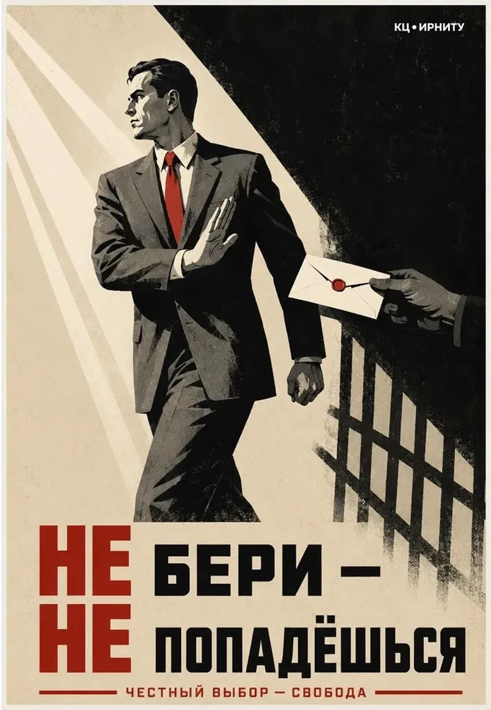 Координационный центр ИРНИТУ подготовил информационный плакат о профилактике коррупции и важности от