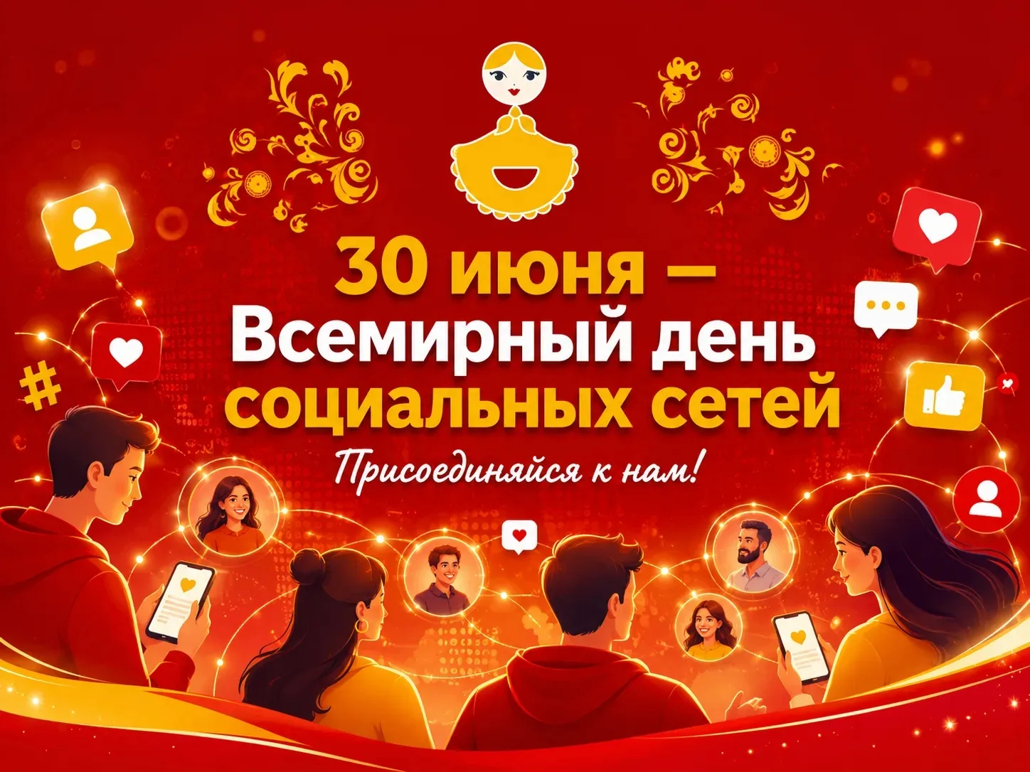30 июня — день, когда мир становится ближе. Присоединяйся к нам! 🤗 

🌐 30 июня отмечают Всемирный 