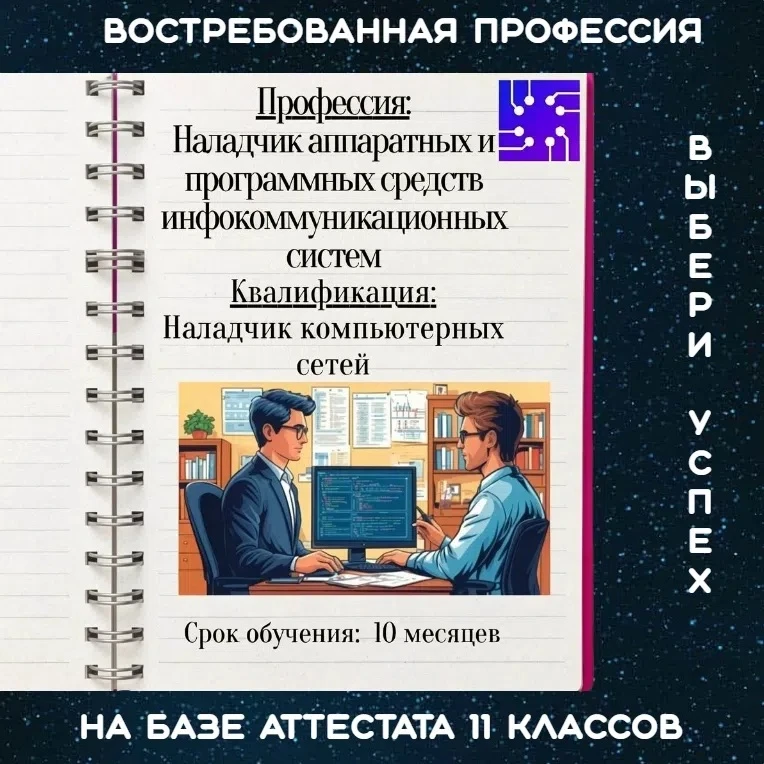 БОМБИЧЕСКИЕ НОВОСТИ ДЛЯ ОДИННАДЦАТИКЛАССНИКОВ!

Открываем набор на специальность «Наладчик аппаратны