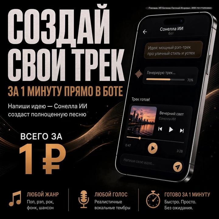 СВОЙ ТРЕК ТЕПЕРЬ МОЖНО СОЗДАТЬ ЗА 1 МИНУТУ 🤨