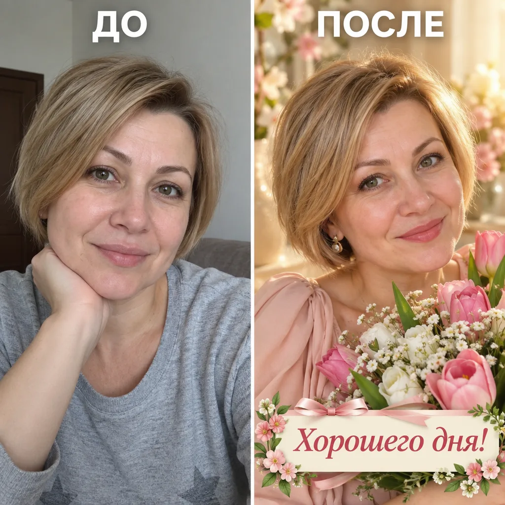 В MAX появился бот, в котором можно создавать открытки по фото.