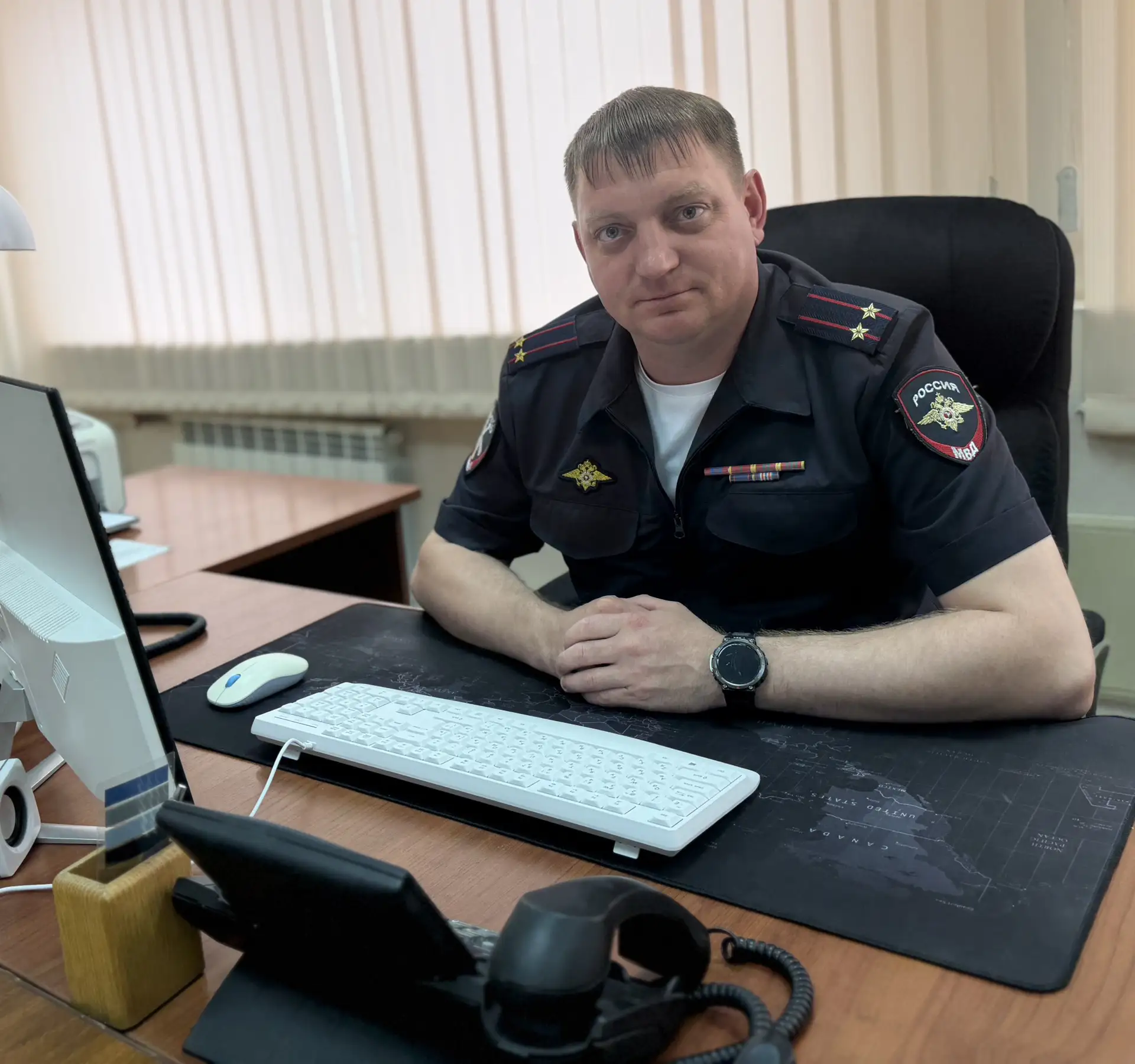 Руководитель комиссии ГУ МВД России по Иркутской области подполковник внутренней службы...