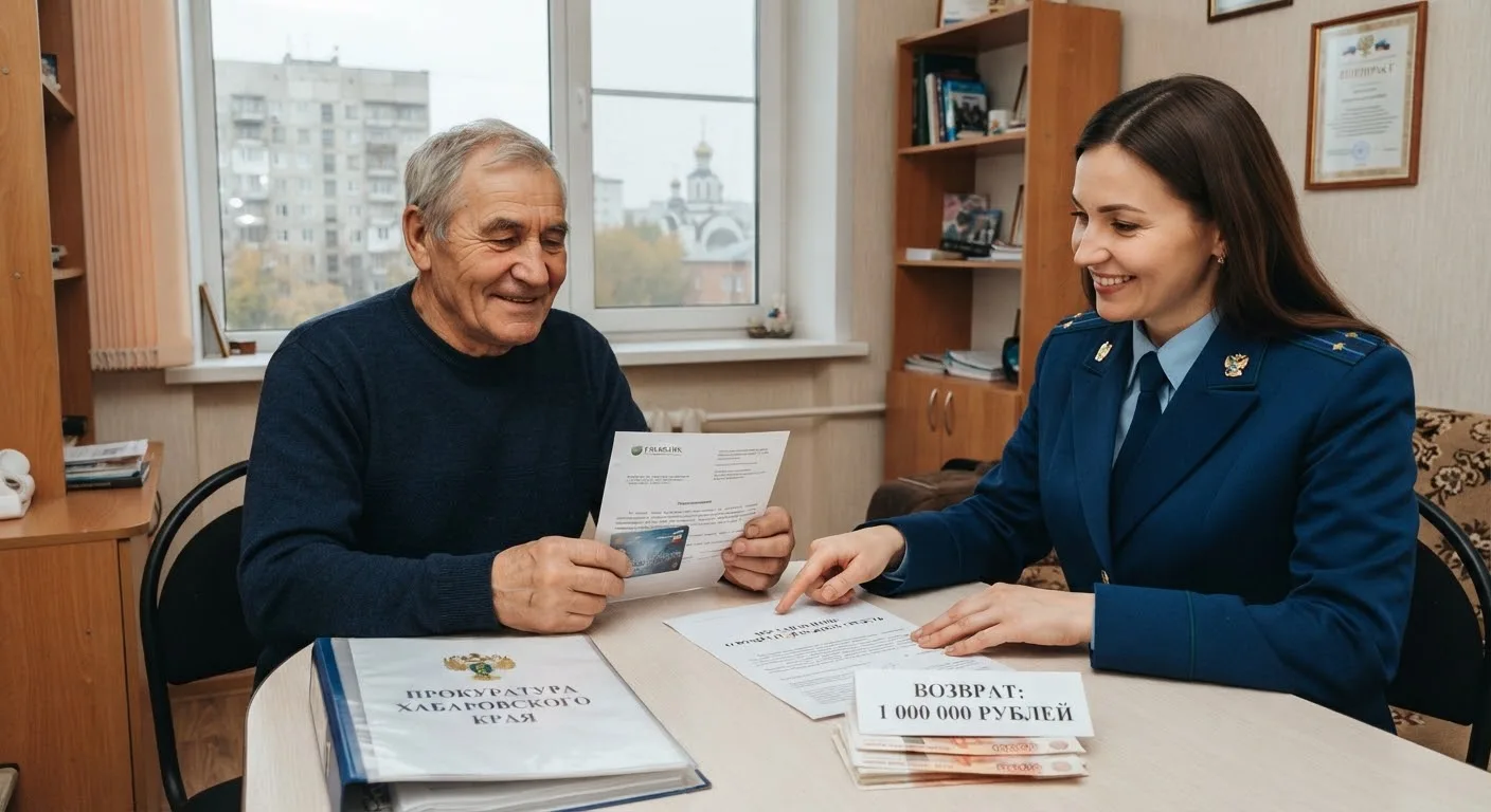 💰 Хабаровскому пенсионеру вернули больше миллиона рублей, украденных мошенниками