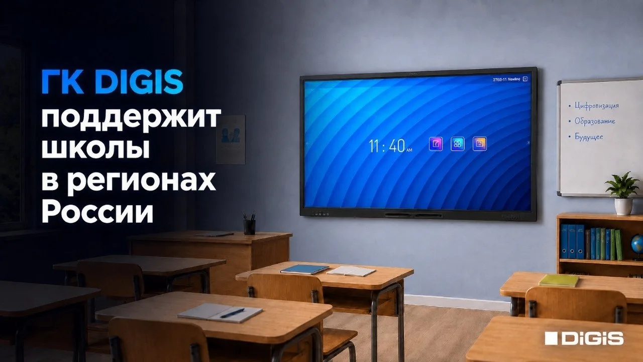 Оборудование с пользой: ГК DIGIS поможет школам в регионах