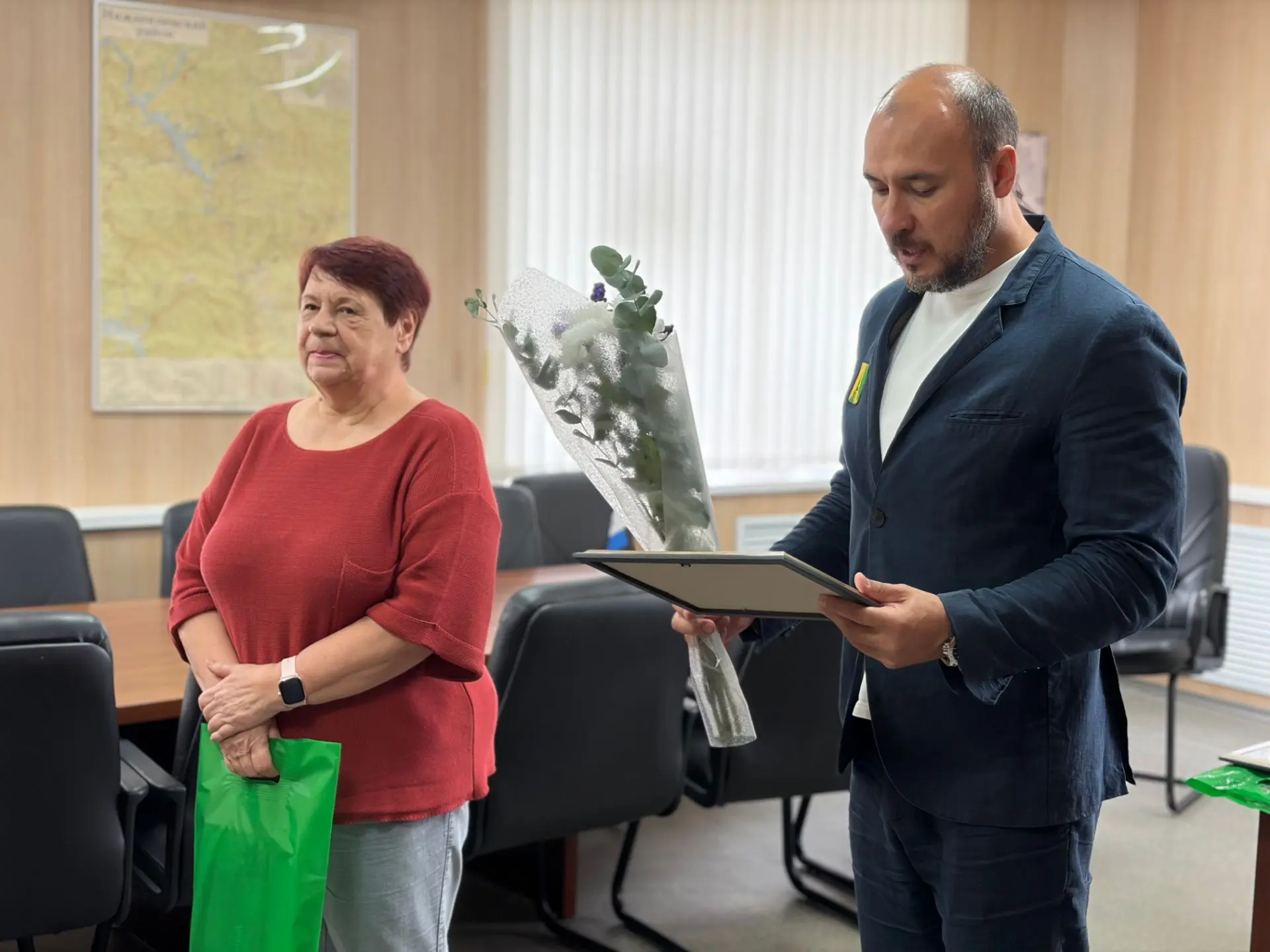 В Нижнеилимском округе поздравили ветеранов строителей Байкало-Амурской магистрали.