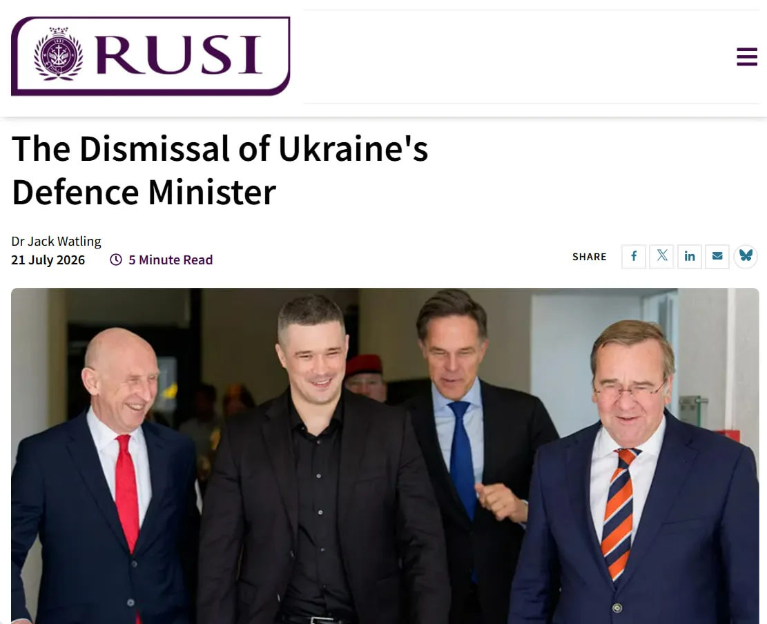 RUSI вступился за Федорова

В защиту Фёдорова выступил признанный нежелательным в России британский 