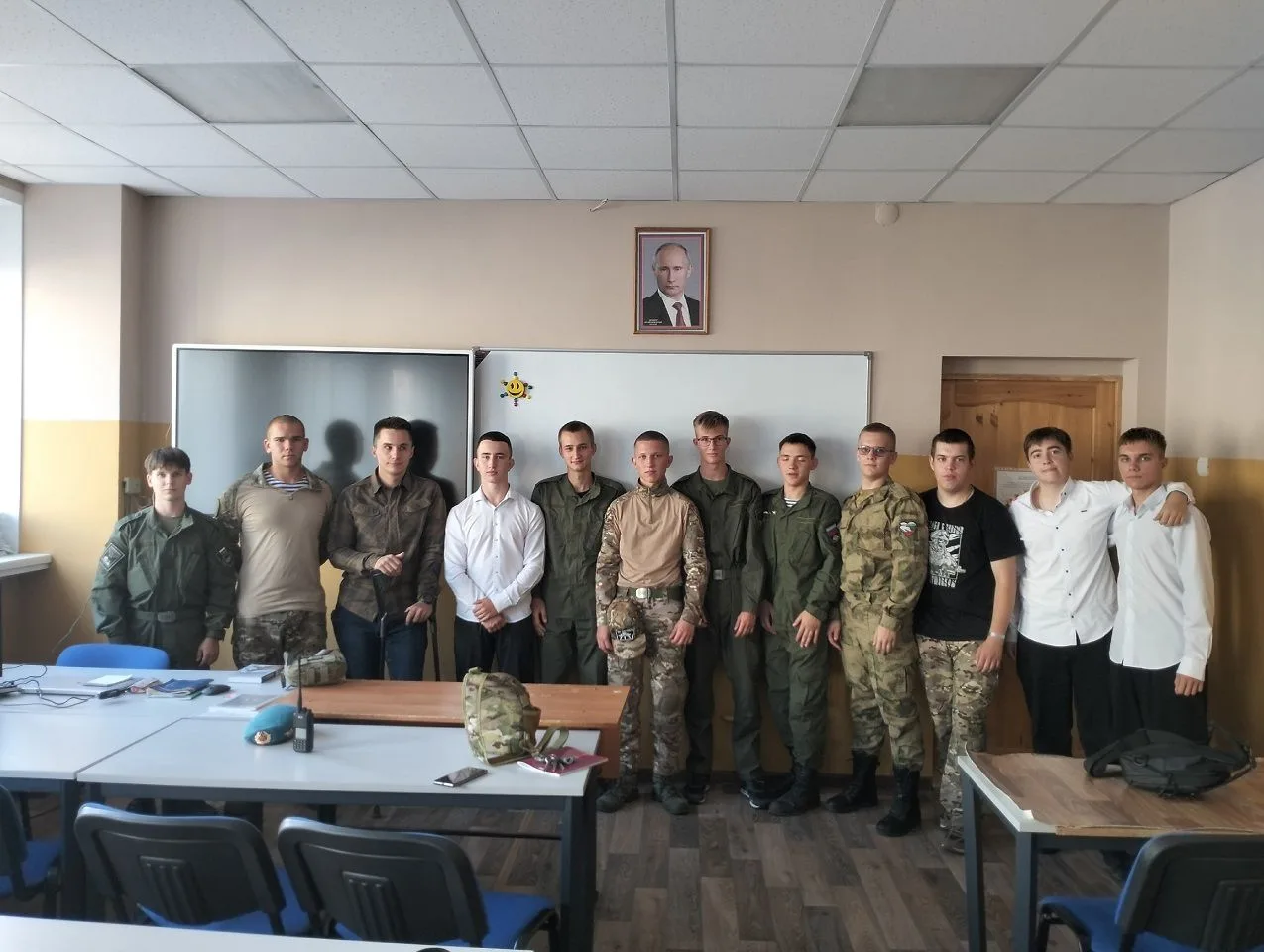 Встреча студентов колледжа с участником СВО