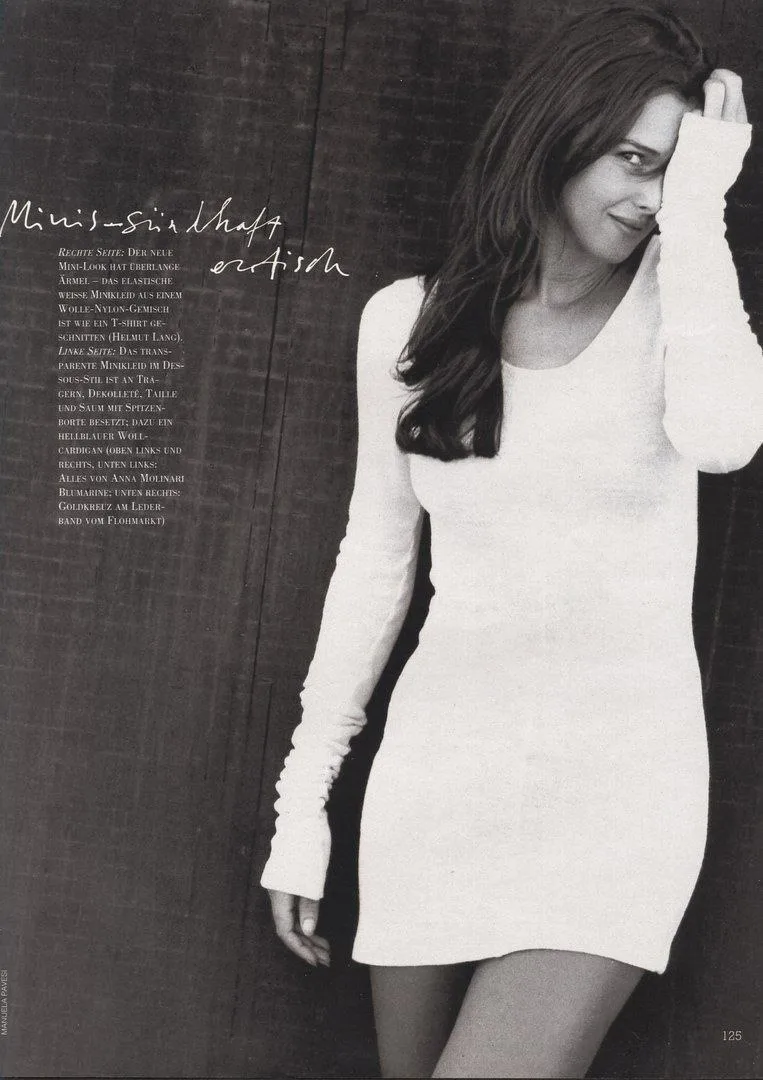 Моника Беллуччи для германского "Marie Claire" 1993 году
Фотограф Мануэла Павези

Мануэла Павези  - 