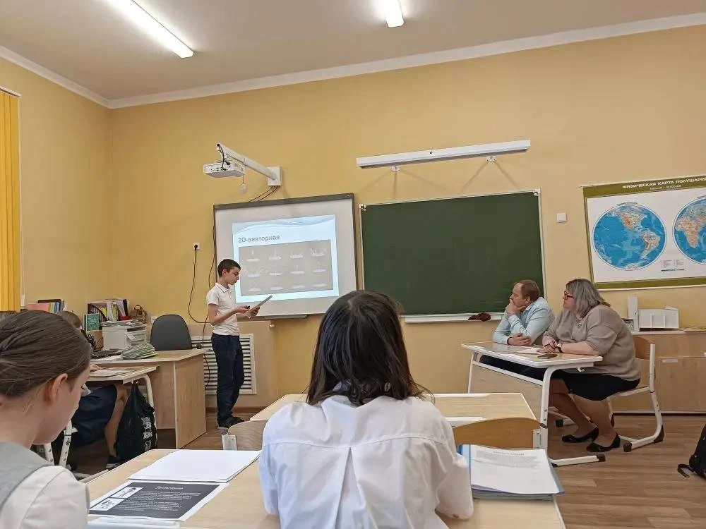 🧑‍🎓25 и 26 марта в нашей школе прошло важное событие — защита проектных работ обучающихся 7Б и 8 Б к