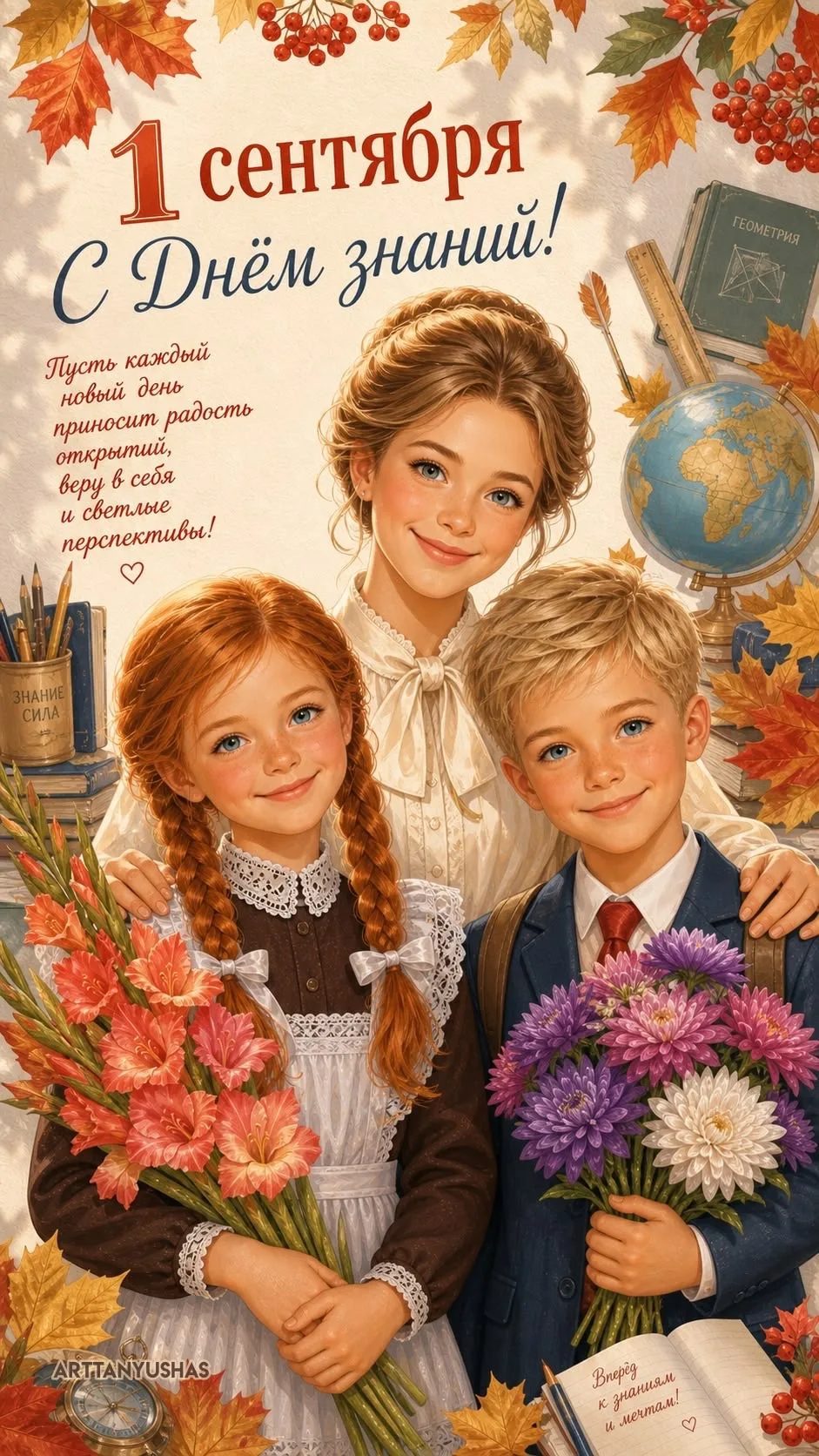 🎓 С ДНЁМ ЗНАНИЙ! С НОВЫМ УЧЕБНЫМ ГОДОМ!
