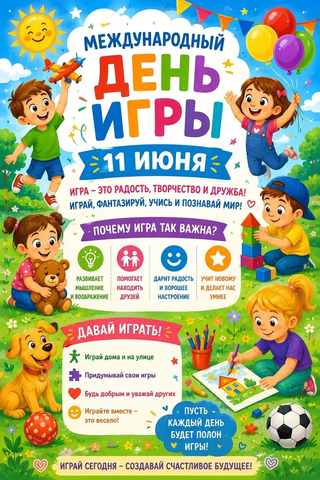 Играем ! Двигаемся ! Дружим !