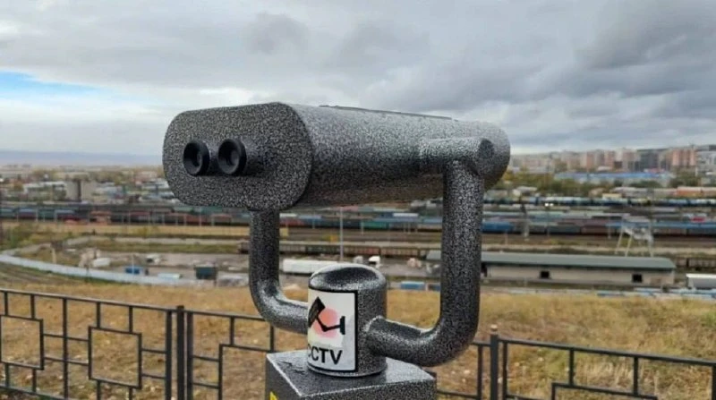 На Титовской сопке в Чите установили первый городской биноскоп