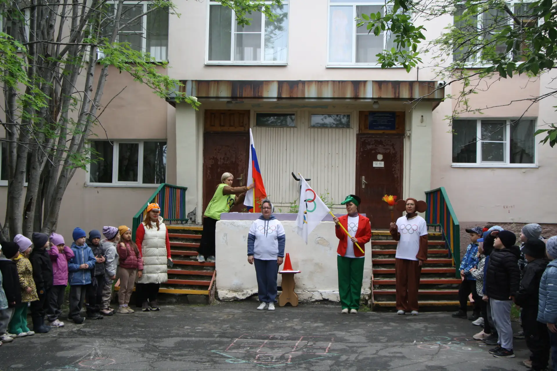 🤾‍В территории дошкольного структурного подразделения "Олененок" прошли Летние олимпийские игры для