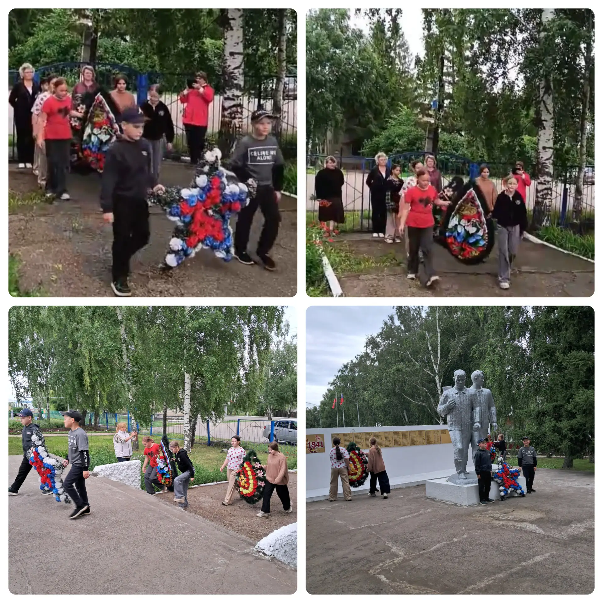 22 июня, в День памяти и скорби, на территории памятника погибшим землякам состоялась торжественная 