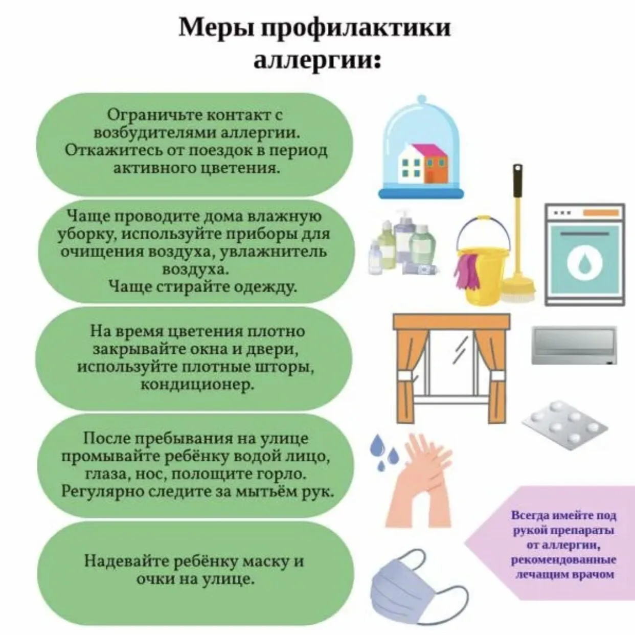 Профилактика и лечение аллергии