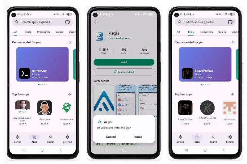 📰 GitHub превратили в полноценный Google Play — вышло приложение RepoStore,…